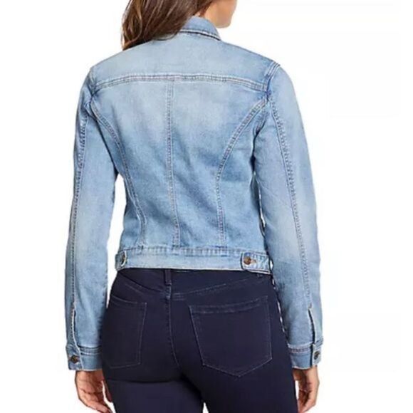 Social Standard by Sanctuary, Ladies Classic Denim Jacket, Light Blue Size XXL - Picture 3 of 5